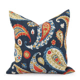 20 x 20 Pillow Boteh Indigo - Down Insert