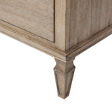 70"W 6-Drawer Modern Classic Wood Dresser, Light Natural *