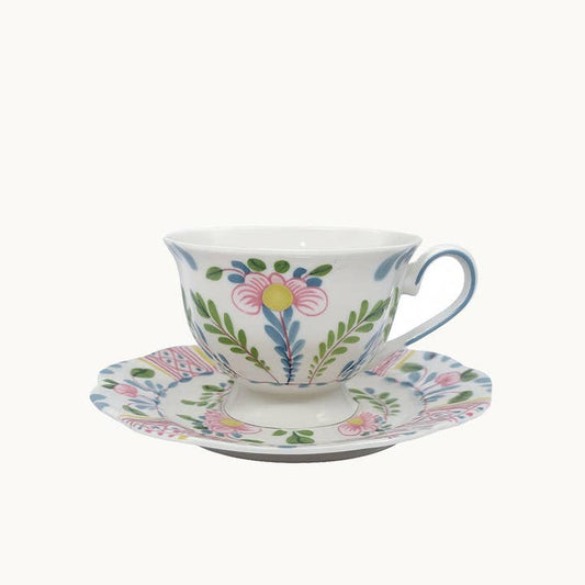 Sorrento Bone China Tea Cup & Saucer Set