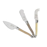 Wholesale Laguiole 3-Piece Mother of Pearl Cheese Knife Set