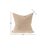 Komodo Sand Down Filled 24x24 Pillow