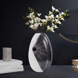 Oxman Hypnotic Tall Glass Vase
