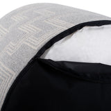 Indoor/Outdoor Pouf Tall Syros Fog