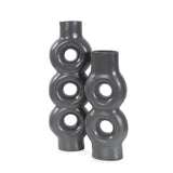 Graphite Link Vase - Large