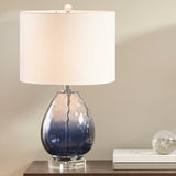 Blue Gradient Glass Table Lamp