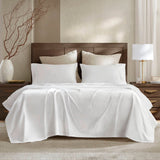 Premium Egyptian Cotton Sateen Sheet Set, White