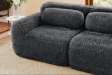 MELLOW 114" 3-Seater Sofa with 3 Ottomans