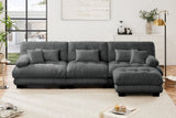 CLOUDIES 134" 3 Seater Sofa with 1 Ottoman