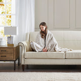 Soft Faux Fur Mink Reversible Throw Blanket