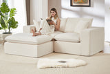 ZORVA 78" Loveseat with 1 Ottoman