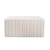 Indoor/Outdoor Universal Square Ottoman Dune Sand Cover Only