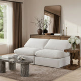 Indulge - Velvet 2 Seat Modular Armless Sofa