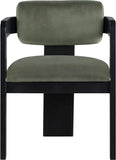 Sacha - Velvet Dining Chair With Black Base (Set of 2)