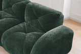 MYLO 80" Loveseat with 2 Ottomans