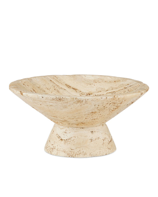 Lubo Travertine Large Bowl