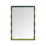 Willow Scalloped Mirror Green