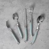 Laguiole Connoisseur 18/10 Ss Misty Blue Flatware
