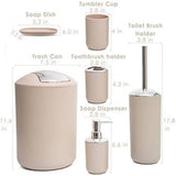 Moss & Stone Modern Bathroom Accessories Set