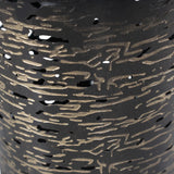Golden Thread Cylindrical Large Candle Holder