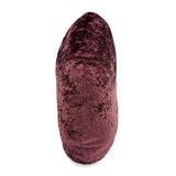 18 Round Pillow Amaron Raisin Crushed Velvet