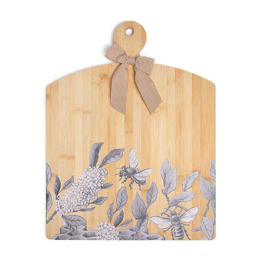 Blue Stallion Beatrice Bee Bamboo Charcuterie Board