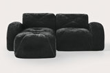 MYLO 80" Loveseat with 1 Ottoman