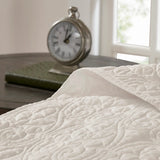 Antimicrobial Cottage Embroidered 3-Piece Bedspread Set