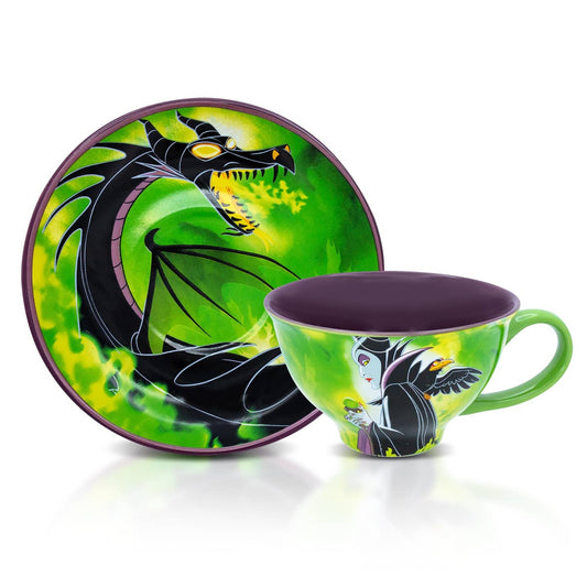 Disney Maleficent Ceramic Teacup & Saucer Set