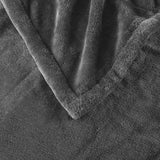 Heated 60x70" Plush Electric Throw Blanket, Grey