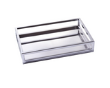 Stainless Steel Rectangular Tubular Serving Tray