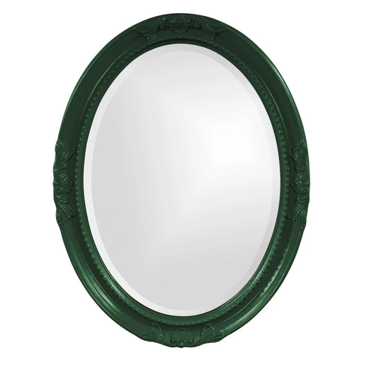 Queen Ann Mirror - Glossy Hunter Green