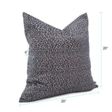 20 x 20 Pillow Lynx Indigo - Down Alternative Insert