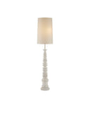 Malayan White Floor Lamp