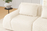 LAURENT 114" 3-Seater Sofa with 2 Ottomans