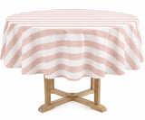 Cabana Striped Round Tablecloth