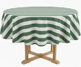 Cabana Striped Round Tablecloth
