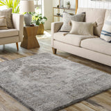 Manaring Charcoal Luxe Thick Area Rug - Clearance