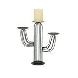 Cactus 3-Pillar Candle Holder, 2 MOQ
