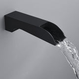 Mezzo Series 1-Handle 1-Spray Tub and Shower Faucet in Matte Black