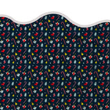 Printed Scalloped Christmas Tree Skirt