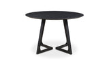 Godenza Round Dining Table Black