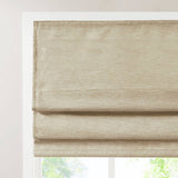 Wholesale Faux Silk Cordless Roman Shade, Taupe