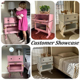 Modern Nightstand with Led Light Strips