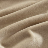 Faux Fur Velvet Throw Blanket 50x60", Tan