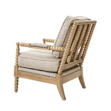 Padded Armchair Classic Farmhouse Style Accent Chair *