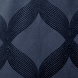 Ogee (Max Blackout) Window Curtain, Navy Blue