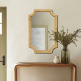 Rattan Framed Wall Decor Mirror, Natural