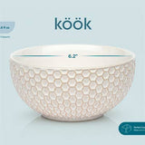 Kook Narbonne Ceramic Soup Bowls 24 oz Set of 4