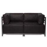 Axis Corner Chair Atlantis Black Titanium Frame