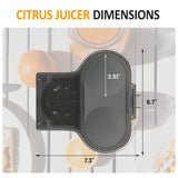 Dual Head Electric Citrus Juicer, Plug-in Juicer Machine